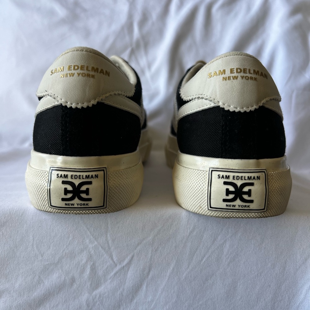 Sam Edelman Simone Platform Black and Cream Low-Top Sneakers NWOT - Picture 14 of 14